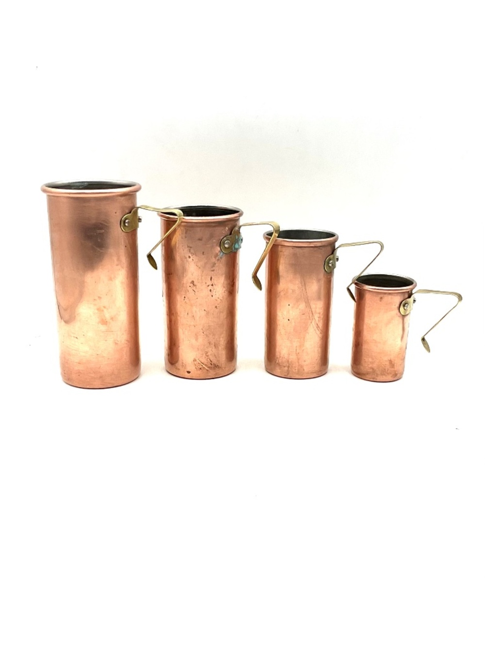 Copper Measuring Cups  Set